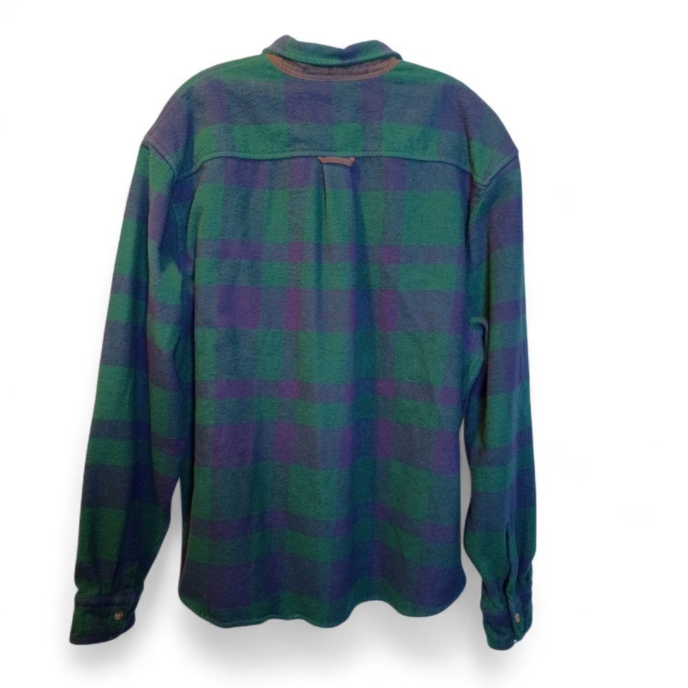 Biltmore Men's Heavyweight Plaid Flannel Shacket Long Sleeve Size XXL - Picture 2 of 4